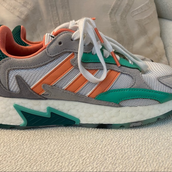 Adidas Tresc Run J ‘Sunset Blaze’ Women Sz 7 - Picture 2 of 5